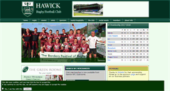 Desktop Screenshot of hawickrfc.co.uk